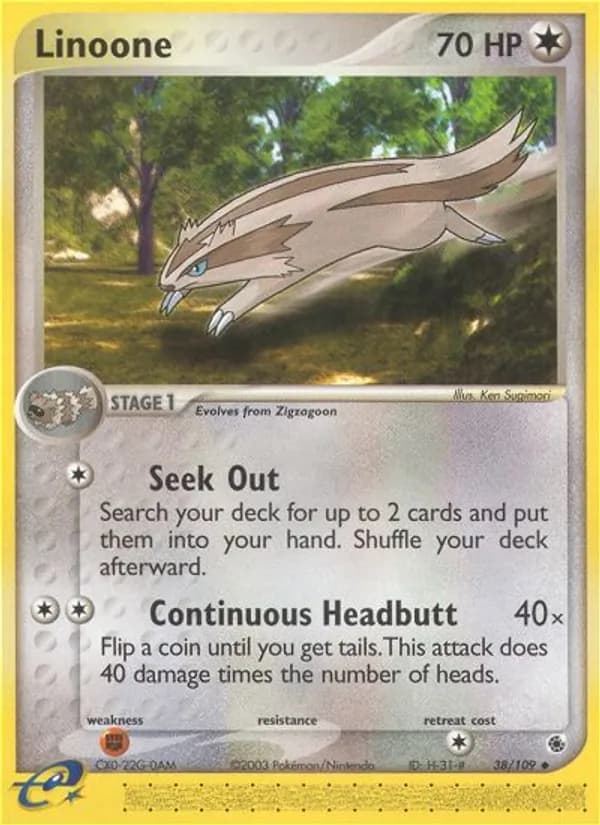 Linoone — Ruby & Sapphire, Uncommon