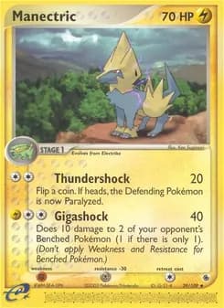 Manectric — Ruby & Sapphire — Uncommon