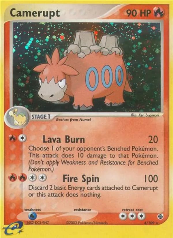 Camerupt — Ruby & Sapphire, Rare