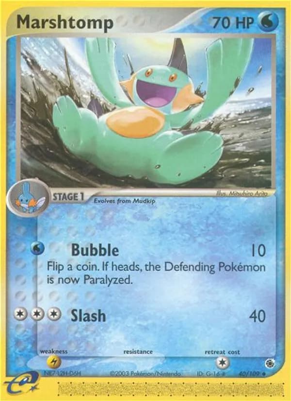Marshtomp — Ruby & Sapphire, Uncommon
