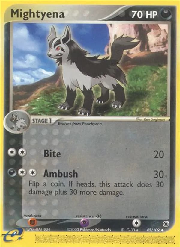 Mightyena — Ruby & Sapphire, Uncommon
