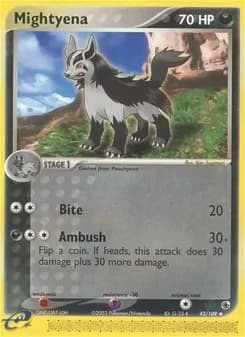 Mightyena — Ruby & Sapphire — Uncommon