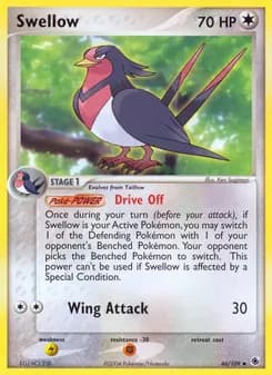 Swellow — Ruby & Sapphire — Uncommon