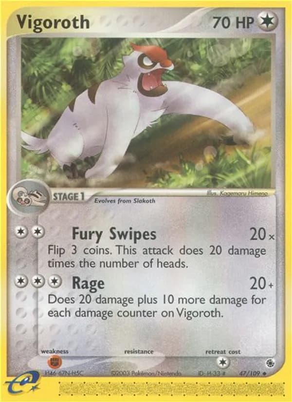 Vigoroth — Ruby & Sapphire, Uncommon