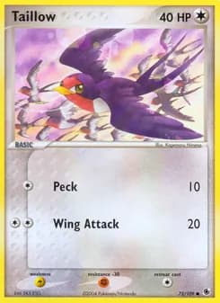Taillow — Ruby & Sapphire — Common