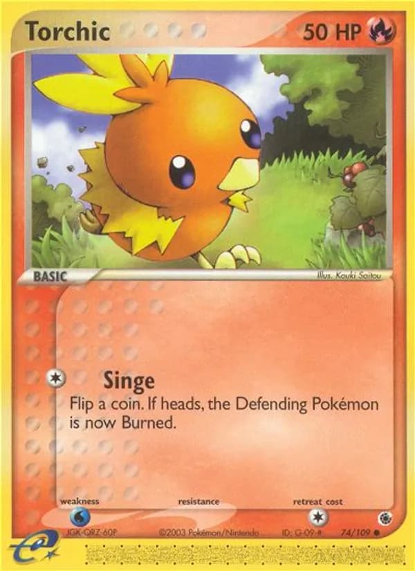 Torchic — Ruby & Sapphire, Common