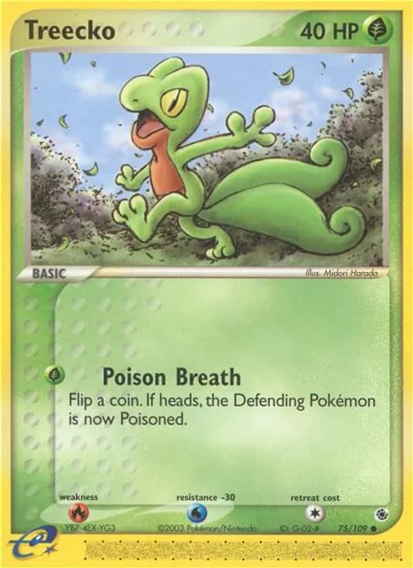 Treecko — Ruby & Sapphire, Common