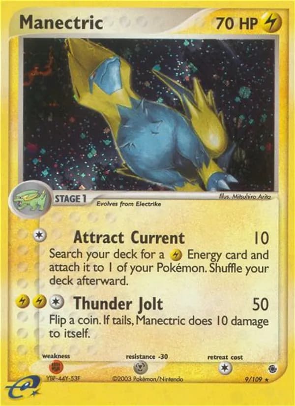 Manectric — Ruby & Sapphire, Rare