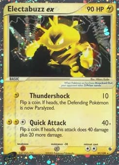 Electabuzz ex — Ruby & Sapphire — Rare