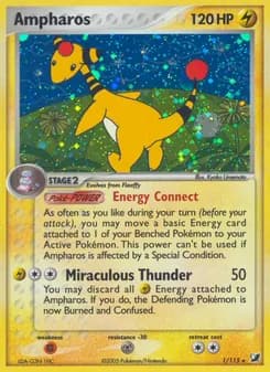 Ampharos — Unseen Forces — Rare