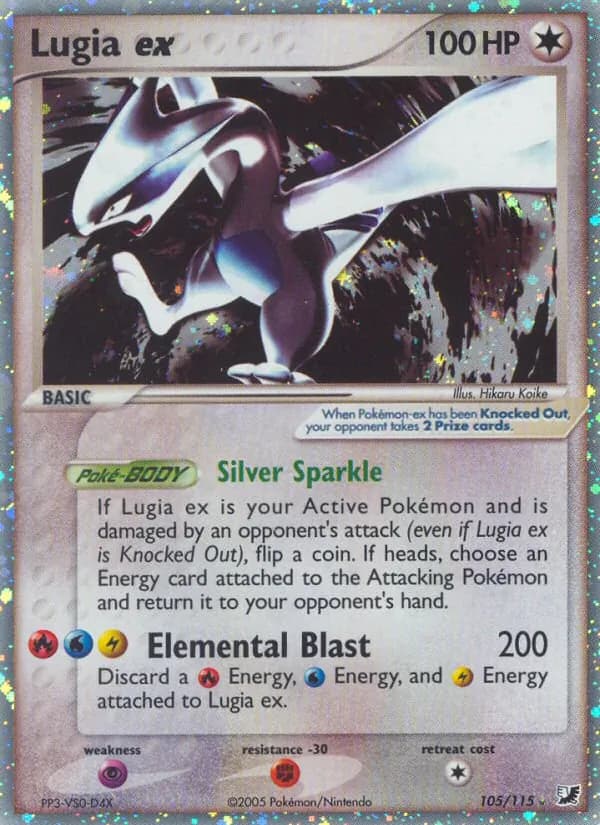 Lugia ex — Unseen Forces, Rare