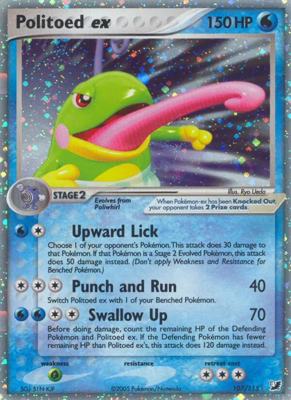Politoed ex — Unseen Forces, Rare