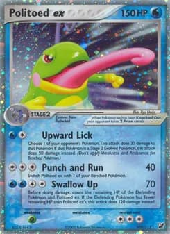 Politoed ex — Unseen Forces — Rare