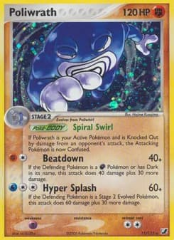 Poliwrath — Unseen Forces — Rare