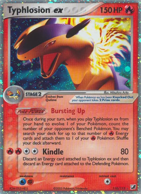 Typhlosion ex — Unseen Forces, Rare
