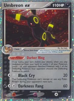 Umbreon ex — Unseen Forces — Rare