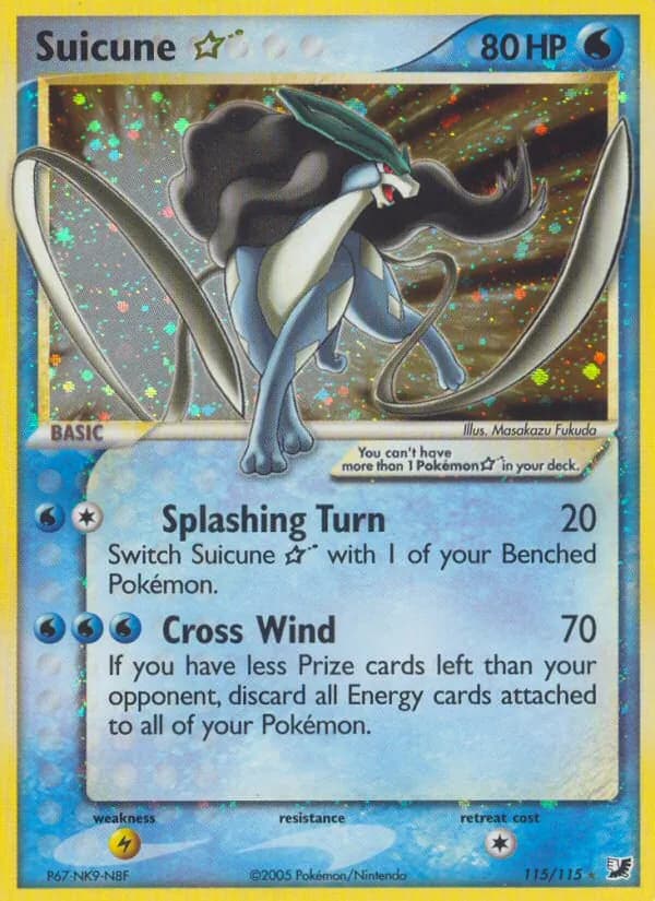 Suicune Star — Unseen Forces, Rare