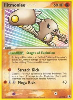 Hitmonlee — Unseen Forces — Rare