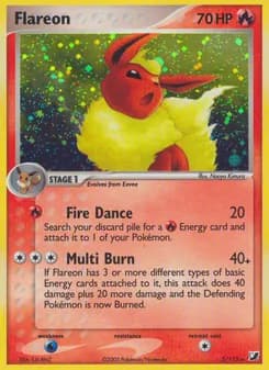Flareon — Unseen Forces — Rare