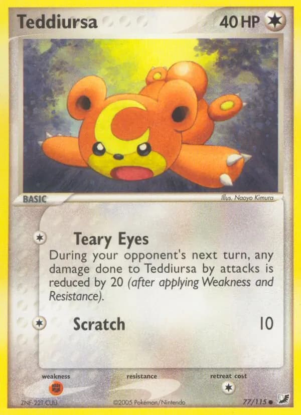 Teddiursa — Unseen Forces, Common