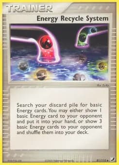 Energy Recycle System — Unseen Forces — Uncommon