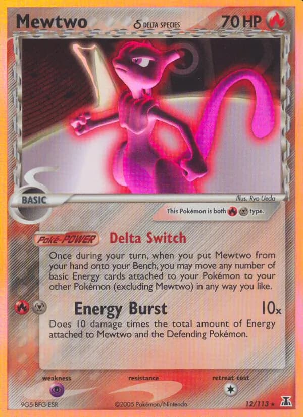 Mewtwo δ — Delta Species, Rare