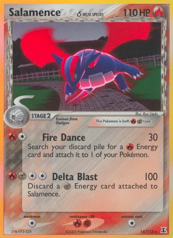 Salamence δ — Delta Species, Rare