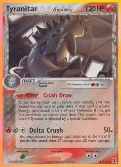 Tyranitar δ — Delta Species — Rare