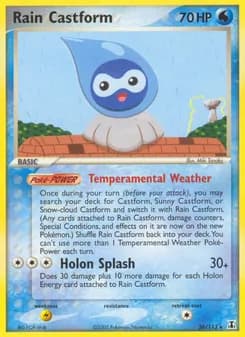 Rain Castform — Delta Species — Rare