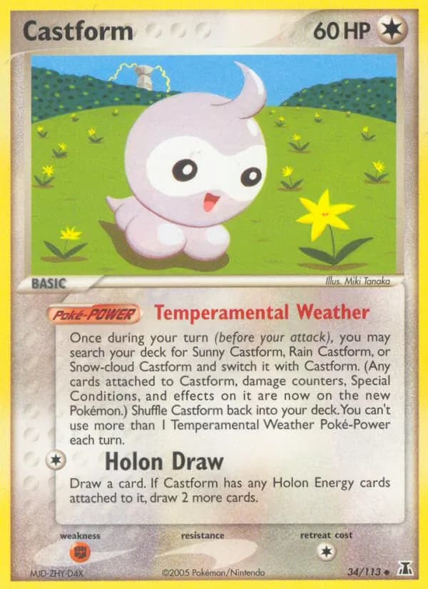 Castform — Delta Species, Uncommon