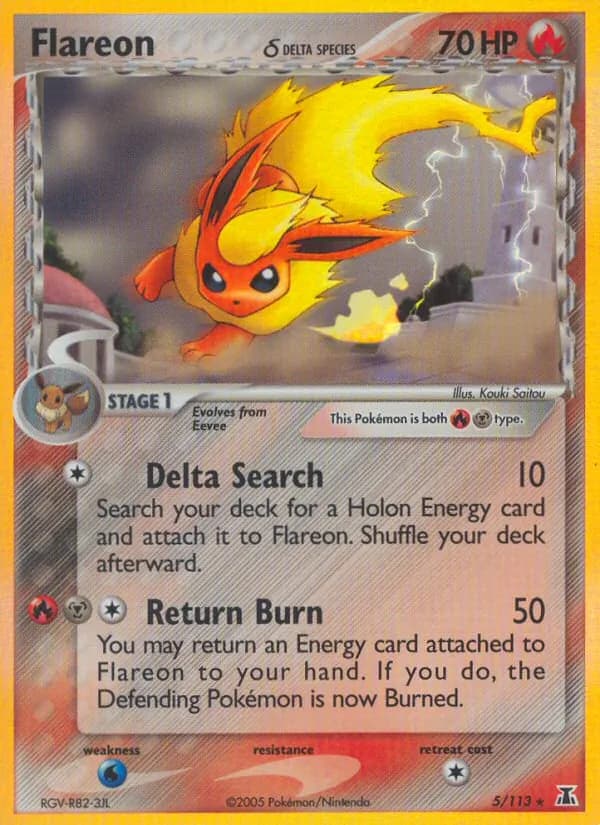 Flareon δ — Delta Species, Rare