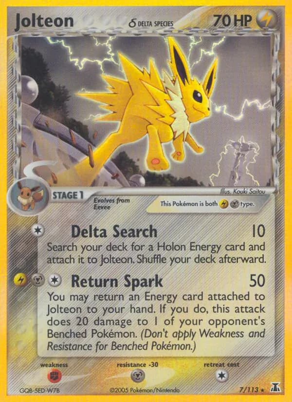 Jolteon δ — Delta Species, Rare