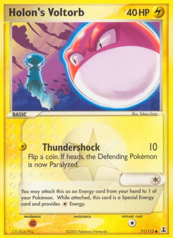 Holon's Voltorb — Delta Species, Common