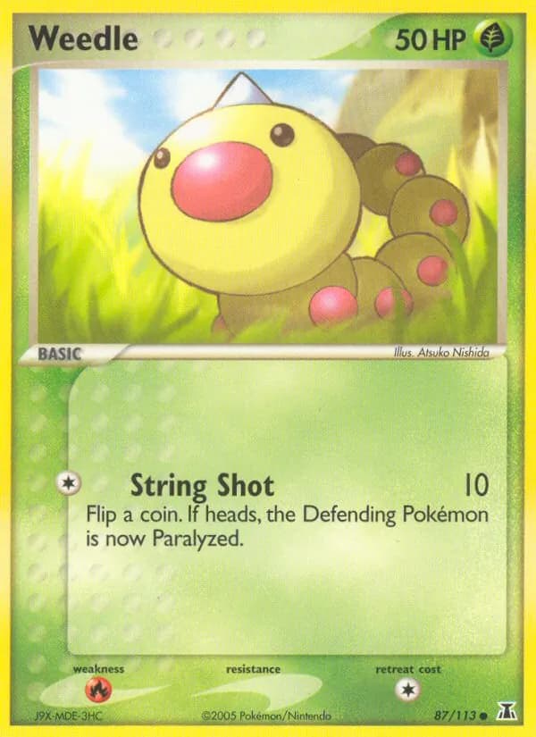 Weedle — Delta Species, Common