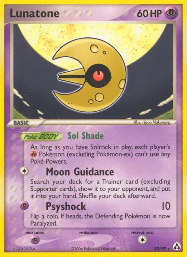 Lunatone — Legend Maker, Rare