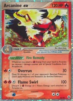 Arcanine ex — Legend Maker — Rare