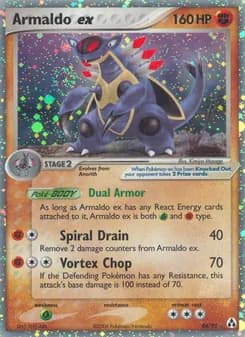 Armaldo ex — Legend Maker — Rare