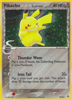 Pikachu δ — Legend Maker — Rare