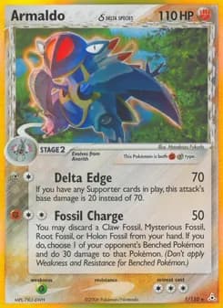 Armaldo δ — Holon Phantoms — Rare
