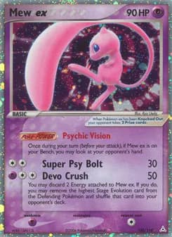 Mew ex — Holon Phantoms — Rare