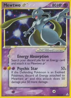 Mewtwo Star — Holon Phantoms — Rare