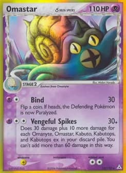 Omastar δ — Holon Phantoms — Rare