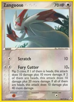 Zangoose — Holon Phantoms — Rare