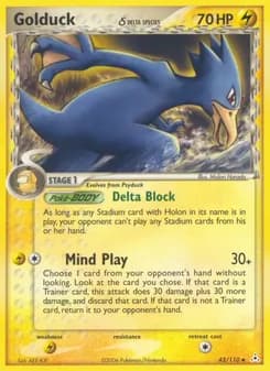 Golduck δ — Holon Phantoms — Uncommon