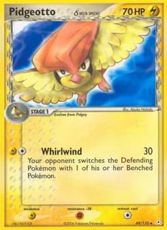 Pidgeotto δ — Holon Phantoms — Uncommon