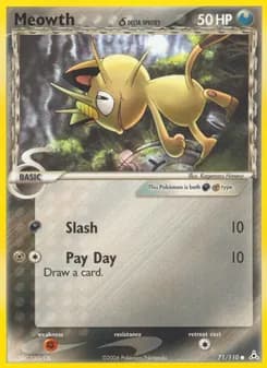 Meowth δ — Holon Phantoms — Common