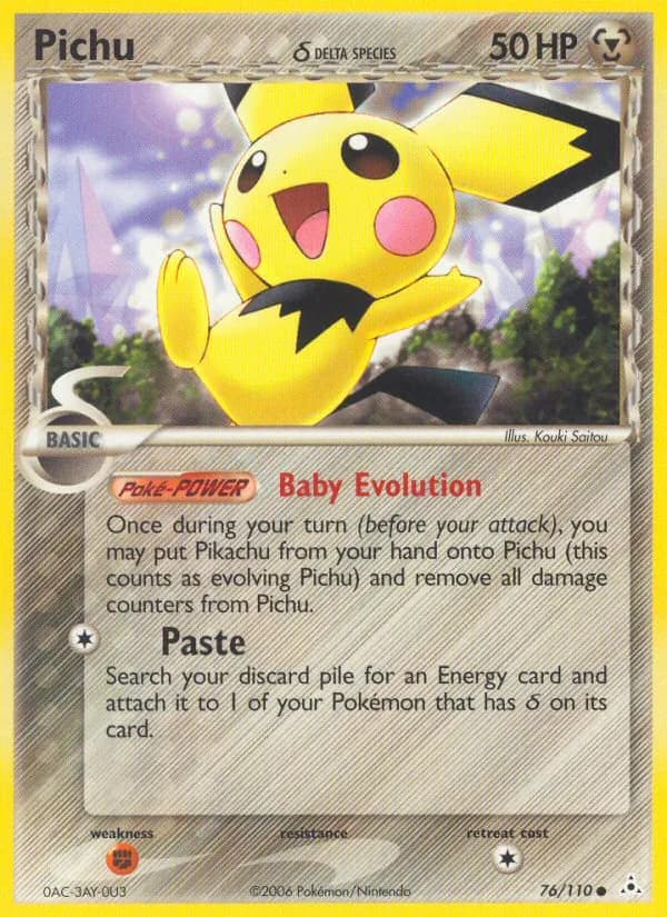 Pichu δ — Holon Phantoms, Common