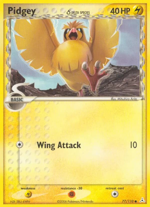 Pidgey δ — Holon Phantoms, Common