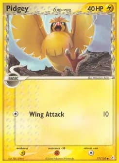 Pidgey δ — Holon Phantoms — Common