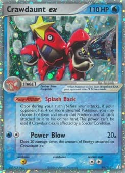 Crawdaunt ex — Holon Phantoms — Rare